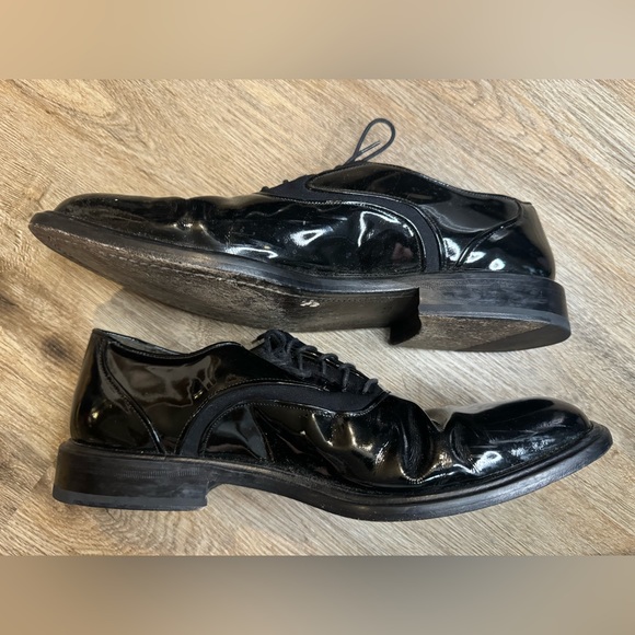 Mezlan Opera Formal Patent Leather Black Wedding Shoes Men’s Made Spain US 10 - Picture 4 of 12